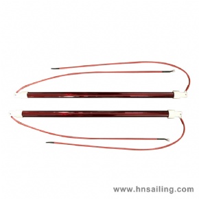 Red Quartz Tube Near Infra red Heating Lamp Bulb