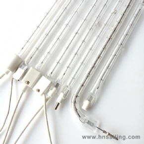 Clear Tungsten Filament Infrared Heating Tube Quartz Heaters for Industrial Heating