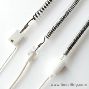 Single Carbon Fiber Infrared Heater Element Quartz Heat Lamp